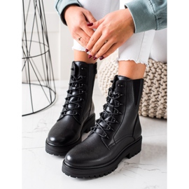 Botas con cordones de Workery Sergio Leone negro 2