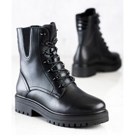Botas con cordones de Workery Sergio Leone negro 1