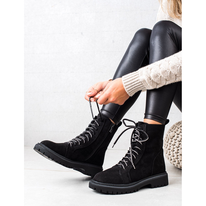 Goodin Botas de gamuza Trapper negro 2 Goodin Botas de gamuza Trapper negro 2
