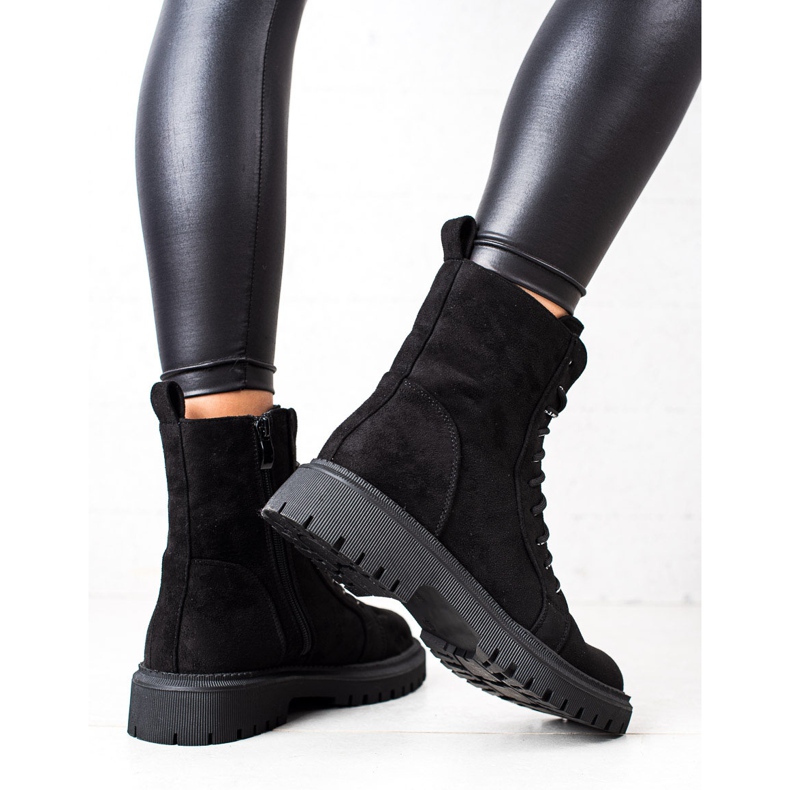Goodin Botas de gamuza Trapper negro 1 Goodin Botas de gamuza Trapper negro 1