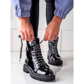 Goodin Charol Botas Amor negro 1 Goodin Charol Botas Amor negro 1