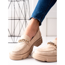 Goodin Mocasines beige de moda 1