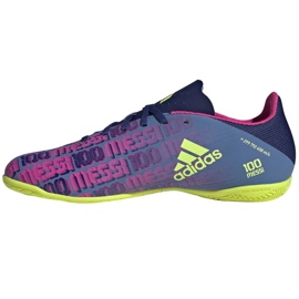 Botas de fútbol Adidas X Speedflow Messi.4 In M FY6921 azul marino multicolor azul marino 1