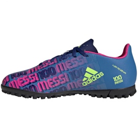 Botas de fútbol adidas X Speedflow Messi.4 Tf Jr FY6911 multicolor azul 2