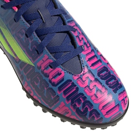 Botas de fútbol adidas X Speedflow Messi.4 Tf Jr FY6911 multicolor azul 3