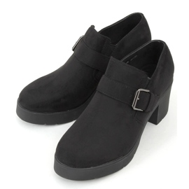 Zapatos de tacón de mujer negros 8B916 Negro 2