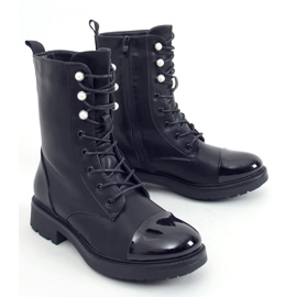 Black Workers para mujer con perlas 4343 Black negro 2 Black Workers para mujer con perlas 4343 Black negro 2