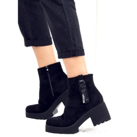 Black TX-1858-1 Botas negras con plataforma negro 1 Black TX-1858-1 Botas negras con plataforma negro 1