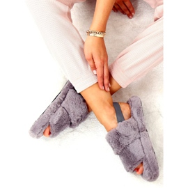 Zapatilla piel mujer gris N-92 Grey 2