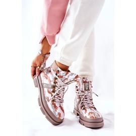 Botas Trapper de Piel Big Star II274369 Moro Gris blanco 1