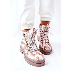 Botas Trapper de Piel Big Star II274369 Moro Gris blanco 7
