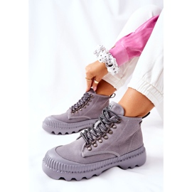 Botas de Piel Big Star II274365 Gris 6