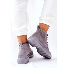 Botas de Piel Big Star II274365 Gris 7