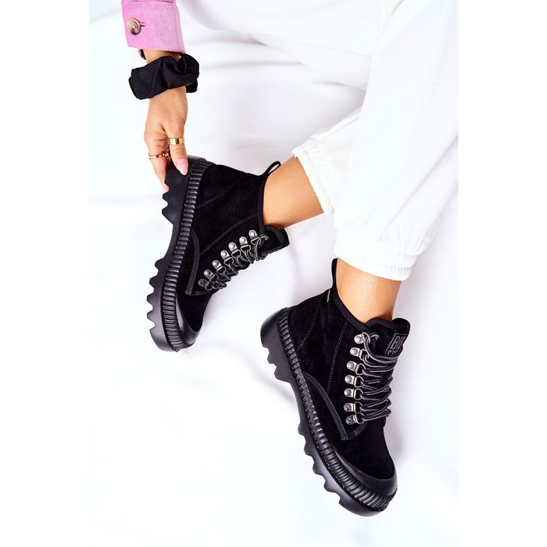 Botas de Piel Big Star II274363 Negro 2