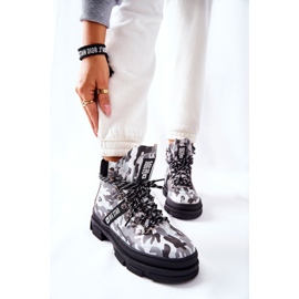 Botas Trappers Piel Big Star II274368 Moro Negro blanco 8