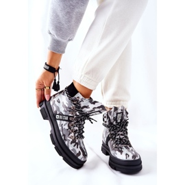 Botas Trappers Piel Big Star II274368 Moro Negro blanco 9