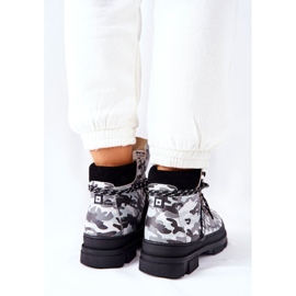 Botas Trappers Piel Big Star II274368 Moro Negro blanco 3