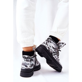 Botas Trappers Piel Big Star II274368 Moro Negro blanco 4