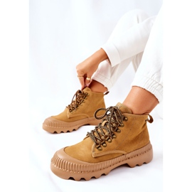 Botas Trappers de Piel Big Star II274366 Camel marrón 2