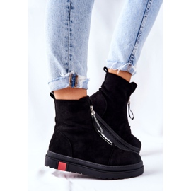 PS1 Botas de mujer en la plataforma Charlee negra negro 5