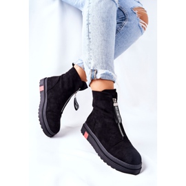 PS1 Botas de mujer en la plataforma Charlee negra negro 4