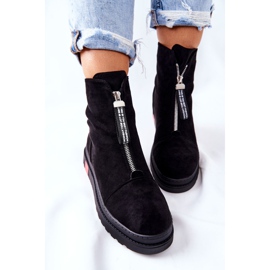 PS1 Botas de mujer en la plataforma Charlee negra negro 3