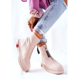 PS1 Botas De Mujer En La Plataforma Beige Charlee 15