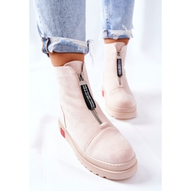 PS1 Botas De Mujer En La Plataforma Beige Charlee 16