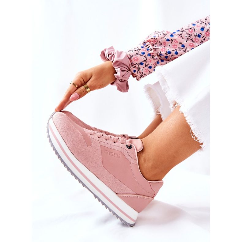 Zapatos Deportivos Memory Foam Big Star II274218 Nude rosa 2