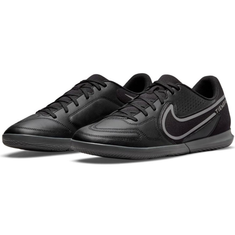 Zapatillas de fútbol Nike Tiempo Legend 9 Club Ic M DA1189 004 negro negro 2