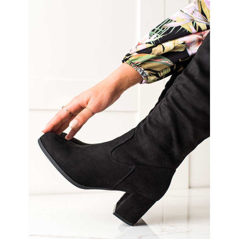 Botas VINCEZA negras con estilo negro 2 Botas VINCEZA negras con estilo negro 2