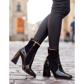 S. BARSKI Botas con tacón trapezoidal S.BARSKI negro 3
