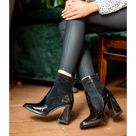 S. BARSKI Botas con tacón trapezoidal S.BARSKI negro 1 S. BARSKI Botas con tacón trapezoidal S.BARSKI negro 1