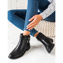 Goodin Botas negras con hebillas negro 1