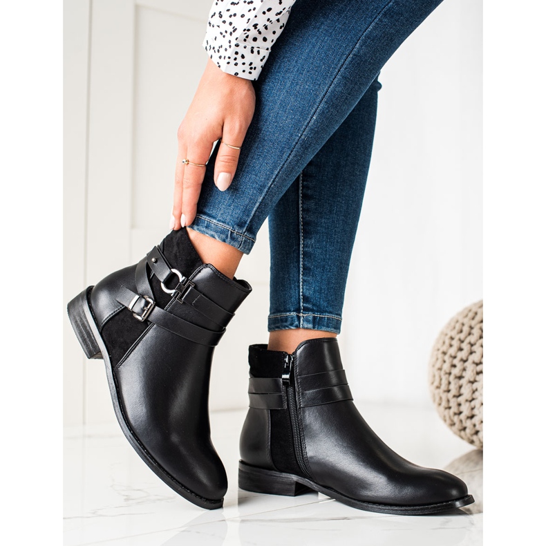 Goodin Botas negras casuales negro 1