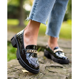 Goodin Mocasines negros de moda 7