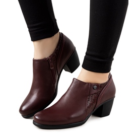 Brogues granate en el puesto de Stefanie rojo multicolor 2