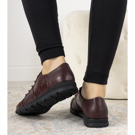 Zapatos de mujer granate de Olmos rojo 1 Zapatos de mujer granate de Olmos rojo 1