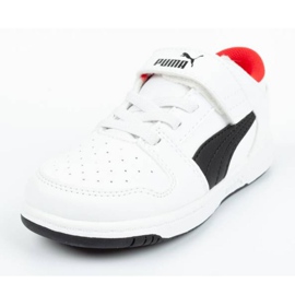 Puma Rebound Jr 370493 01 blanco negro 1