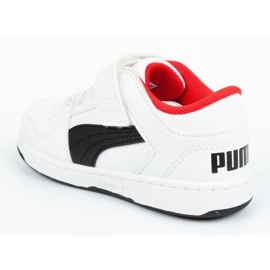 Puma Rebound Jr 370493 01 blanco negro 4