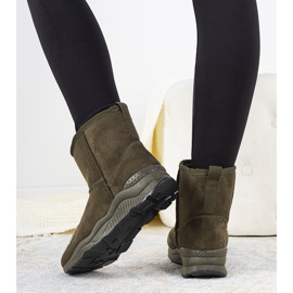 Botas de nieve de mujer Arana verde 1