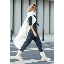 S.Barski Botas altas en beige Loren Traper 5