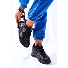 Zapatos deportivos en la plataforma negra Big Star II274313 negro 3
