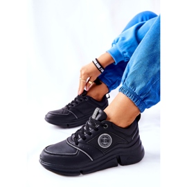 Zapatos deportivos en la plataforma negra Big Star II274313 negro 6