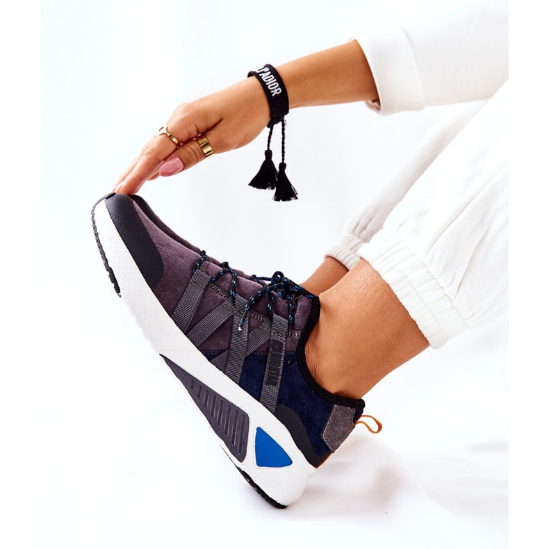 Zapatos Deportivos Memory Foam Big Star II274309 Azul Marino multicolor 2