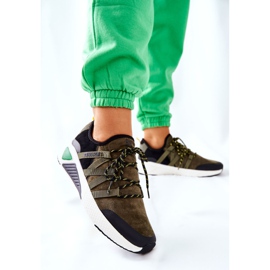 Zapatos Deportivos Memory Foam Big Star II274308 Khaki negro caqui 4