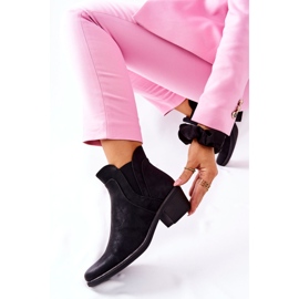 Botas Negras De Tacón Alto Sergio Leone BT620 negro 6