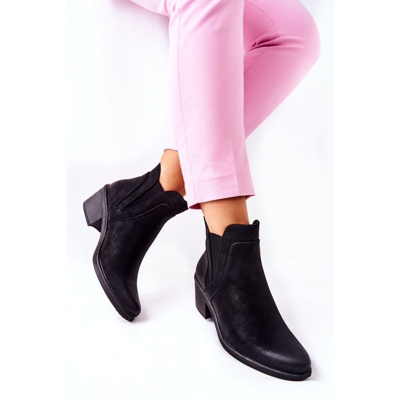 Botas Negras De Tacón Alto Sergio Leone BT620 negro 2