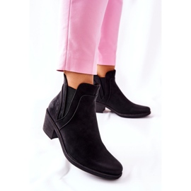 Botas Negras De Tacón Alto Sergio Leone BT620 negro 3