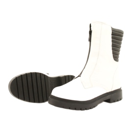 Botas de mujer blancas Caprice 9-25454-27 108 White Naplak blanco negro 2